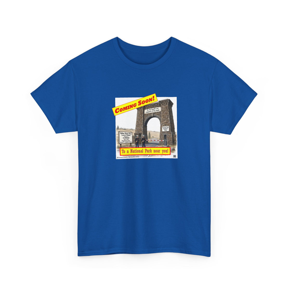 Coming Soon to a National Park near you Unisex Cotton Tee