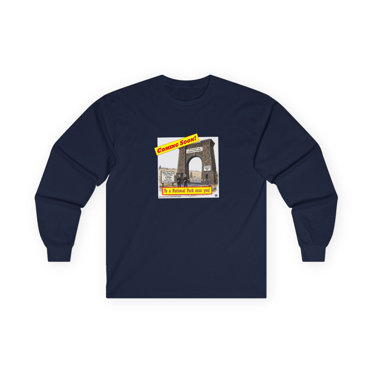 navy blue long sleeve National Parks Long Sleeve Tshirt | Coming Soon