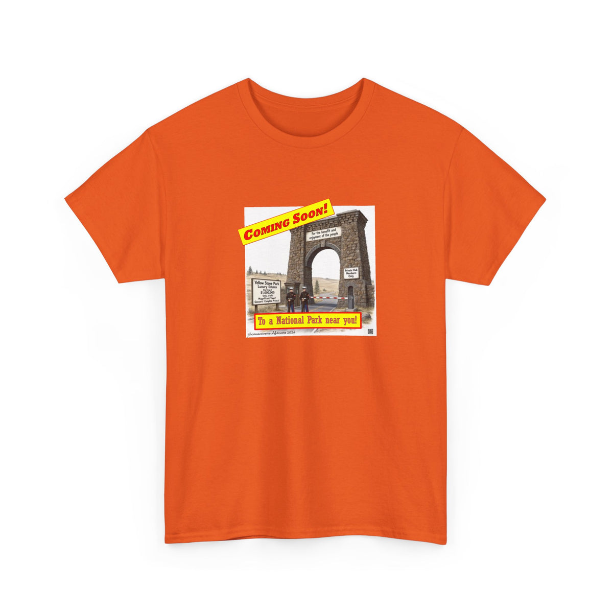 Coming Soon to a National Park near you Unisex Cotton Tee