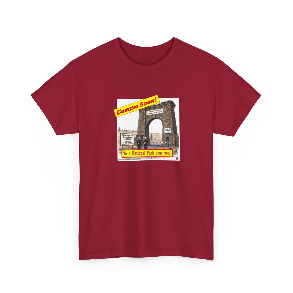 Coming Soon to a National Park near you Unisex Cotton Tee