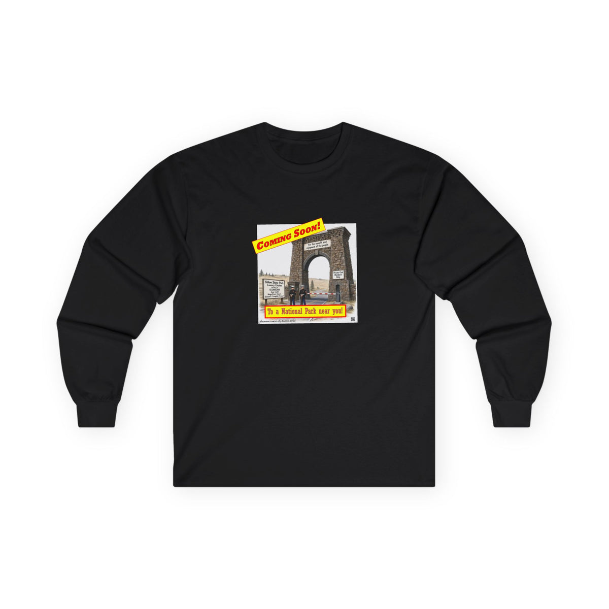Black National Parks Long Sleeve Tshirt | Coming Soon