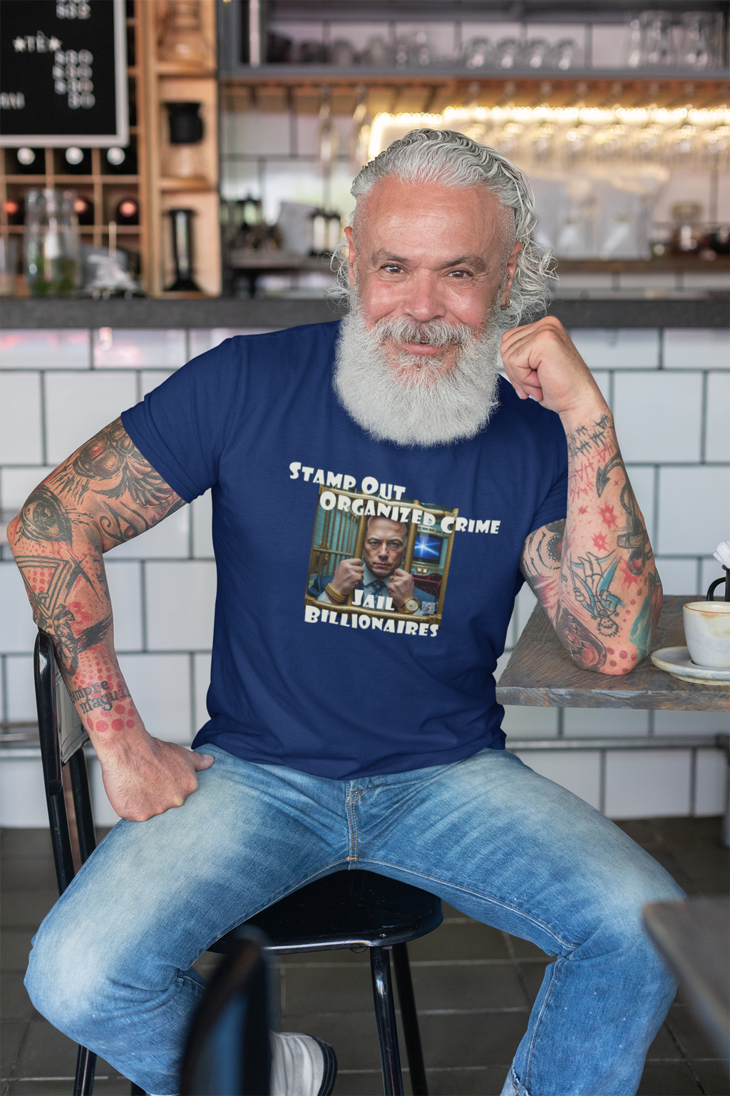 Stamp Out Organized Crime Unisex Heavy Cotton Tee