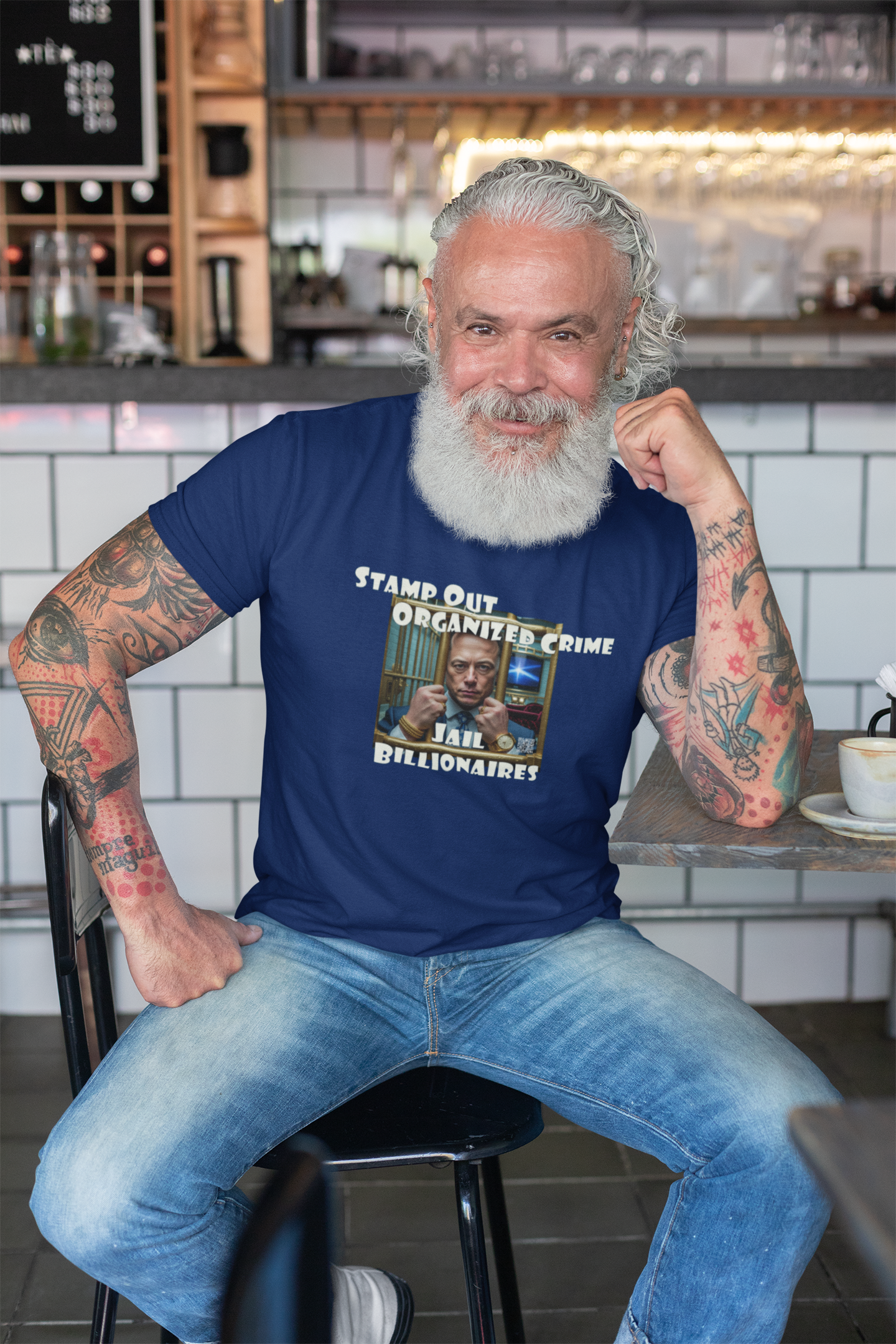 Stamp Out Organized Crime Unisex Heavy Cotton Tee