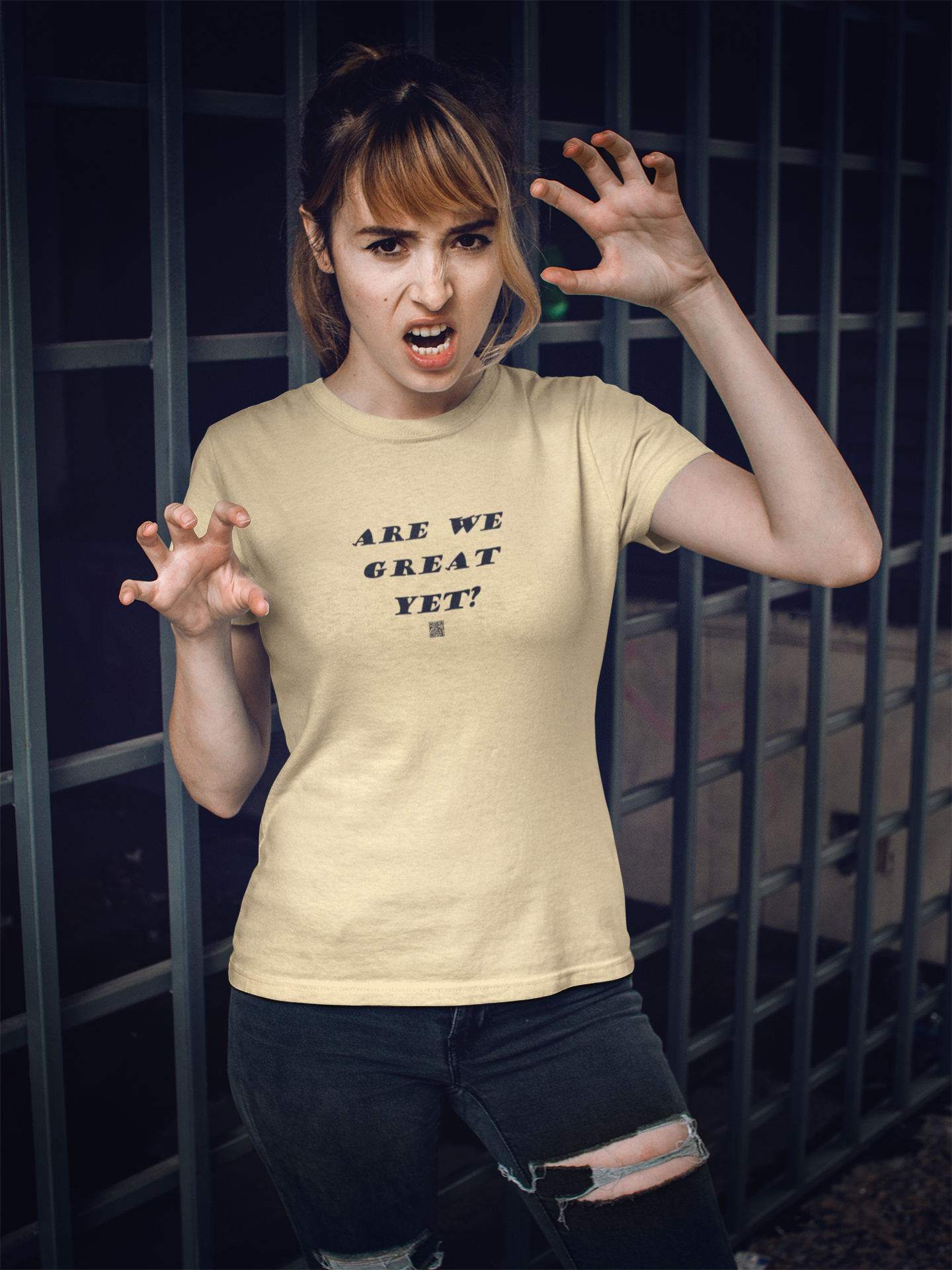Are We Great Yet? Activist T‑Shirt | Designed by jthomascrowne