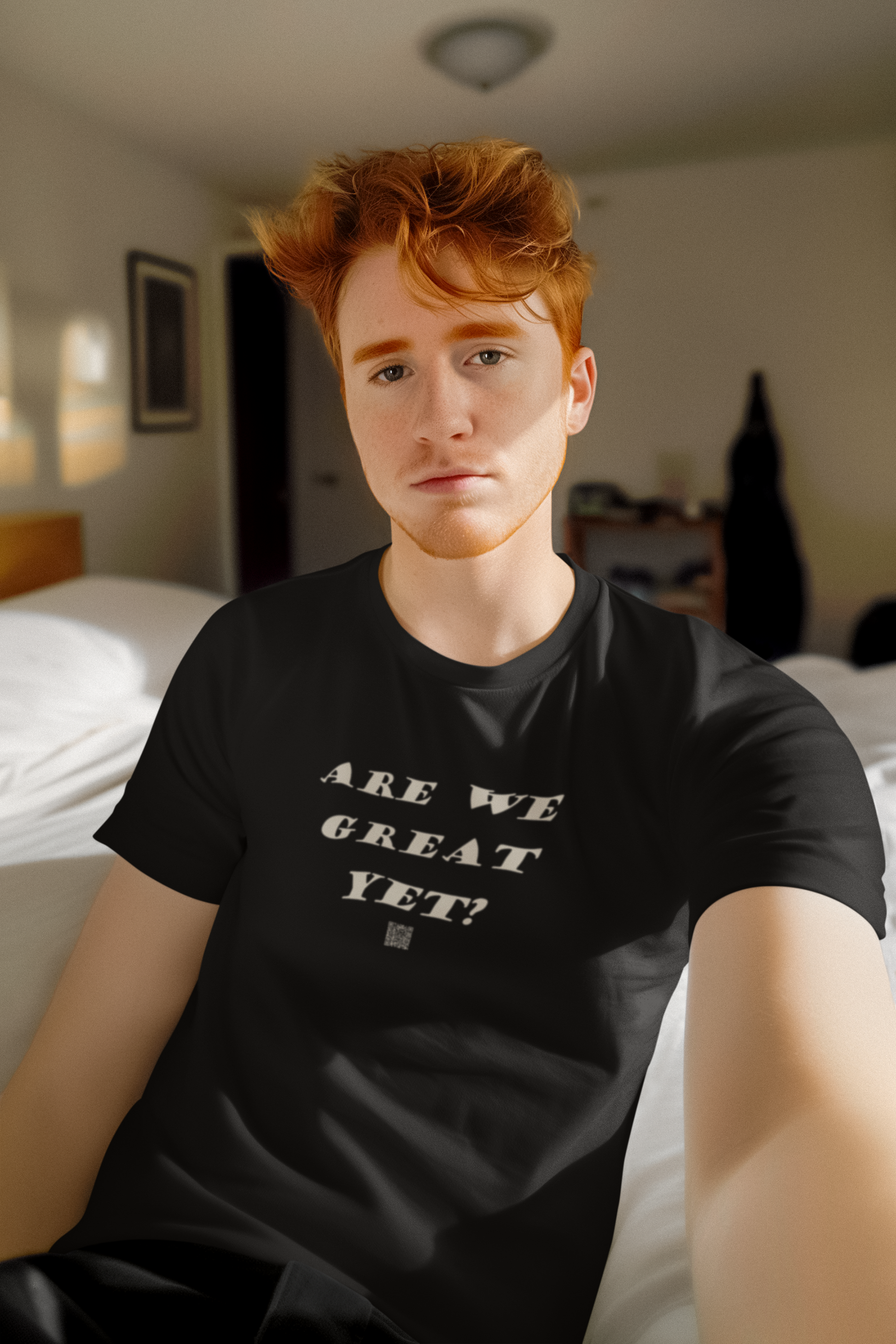 Are We Great Yet? Activist T‑Shirt | Designed by jthomascrowne