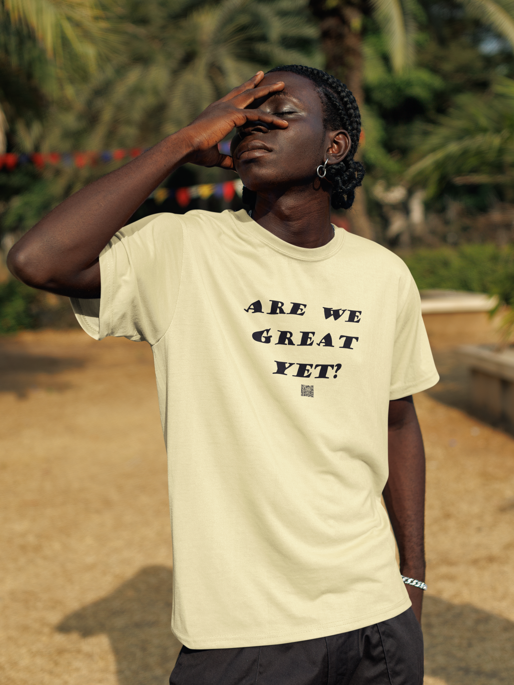 Are We Great Yet? Activist T‑Shirt | Designed by jthomascrowne