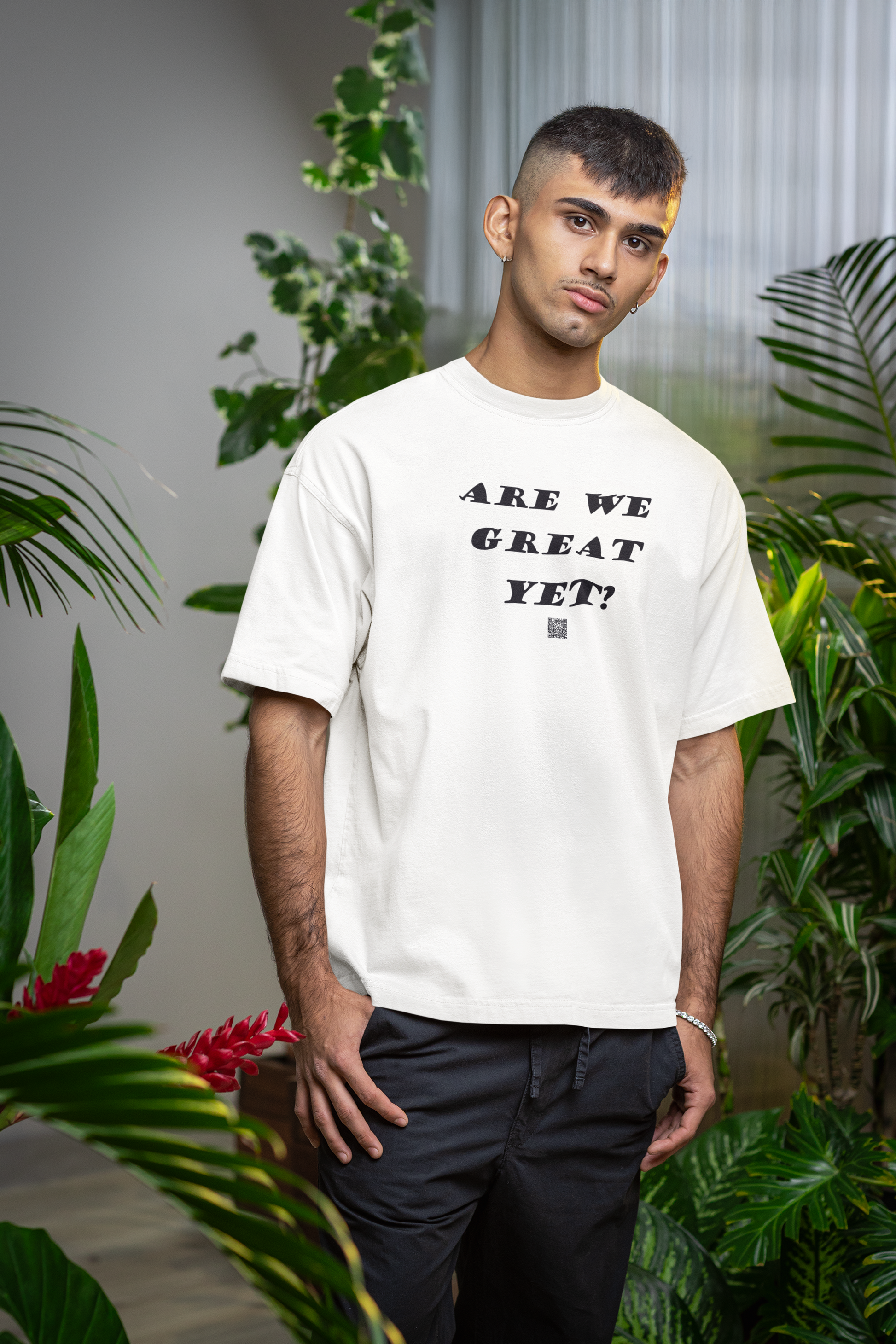 Are We Great Yet? Activist T‑Shirt | Designed by jthomascrowne