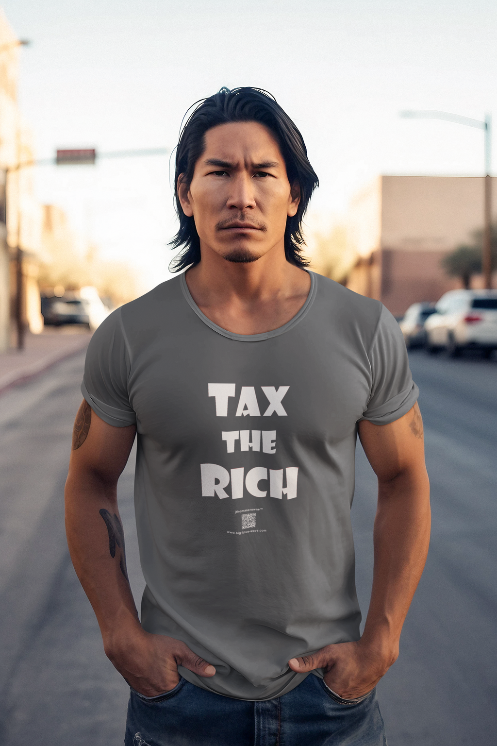 "Tax The Rich" Unisex Heavy Cotton Tee