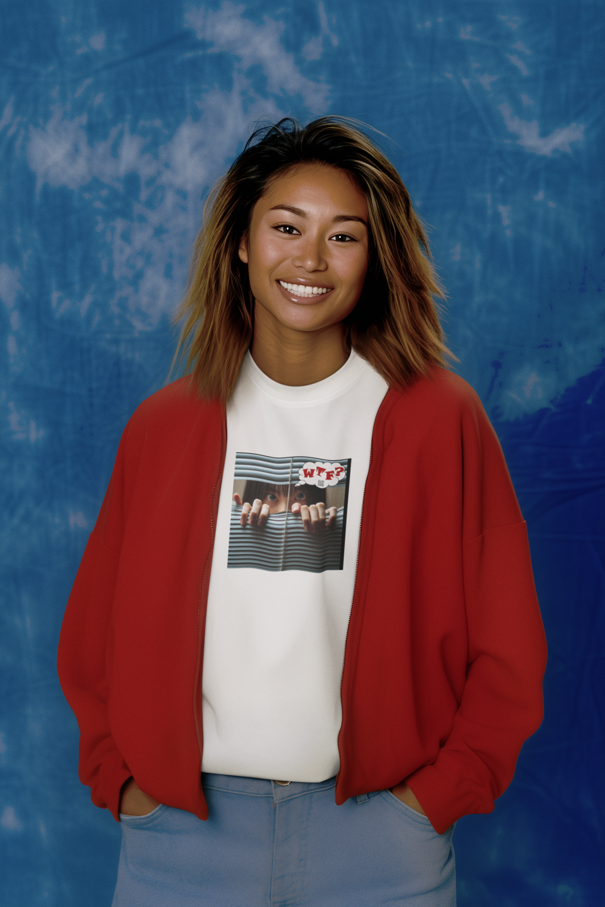 WTF? Asian Female Unisex Heavy Cotton Tee