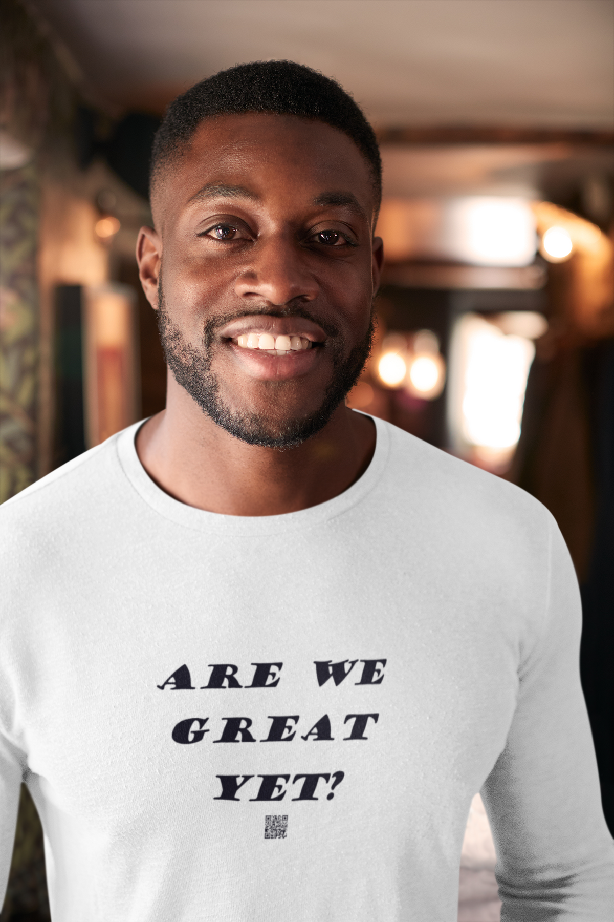 Are We Great Yet? Unisex Ultra Cotton Long Sleeve Tee