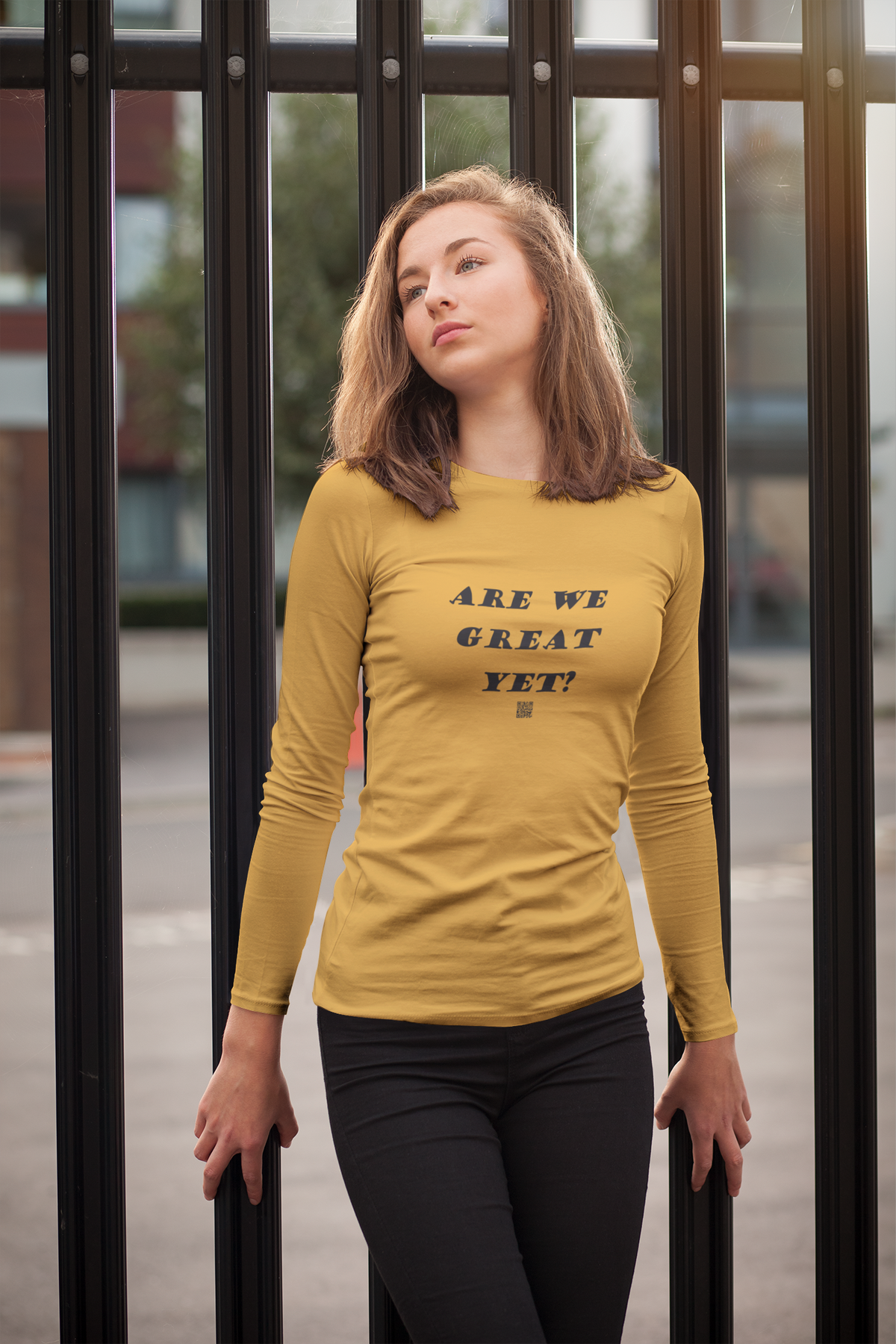 Are We Great Yet? Unisex Ultra Cotton Long Sleeve Tee