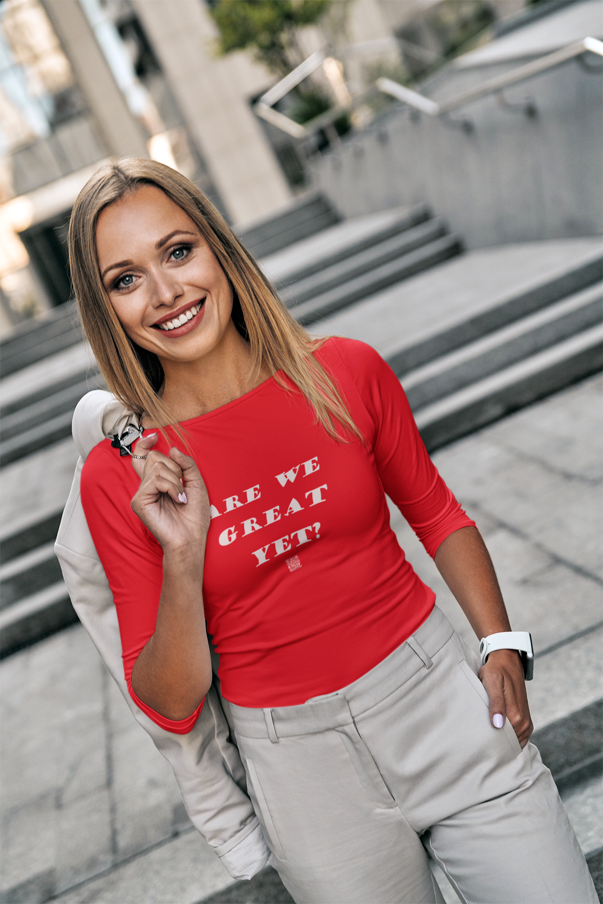 Are We Great Yet? Unisex Ultra Cotton Long Sleeve Tee