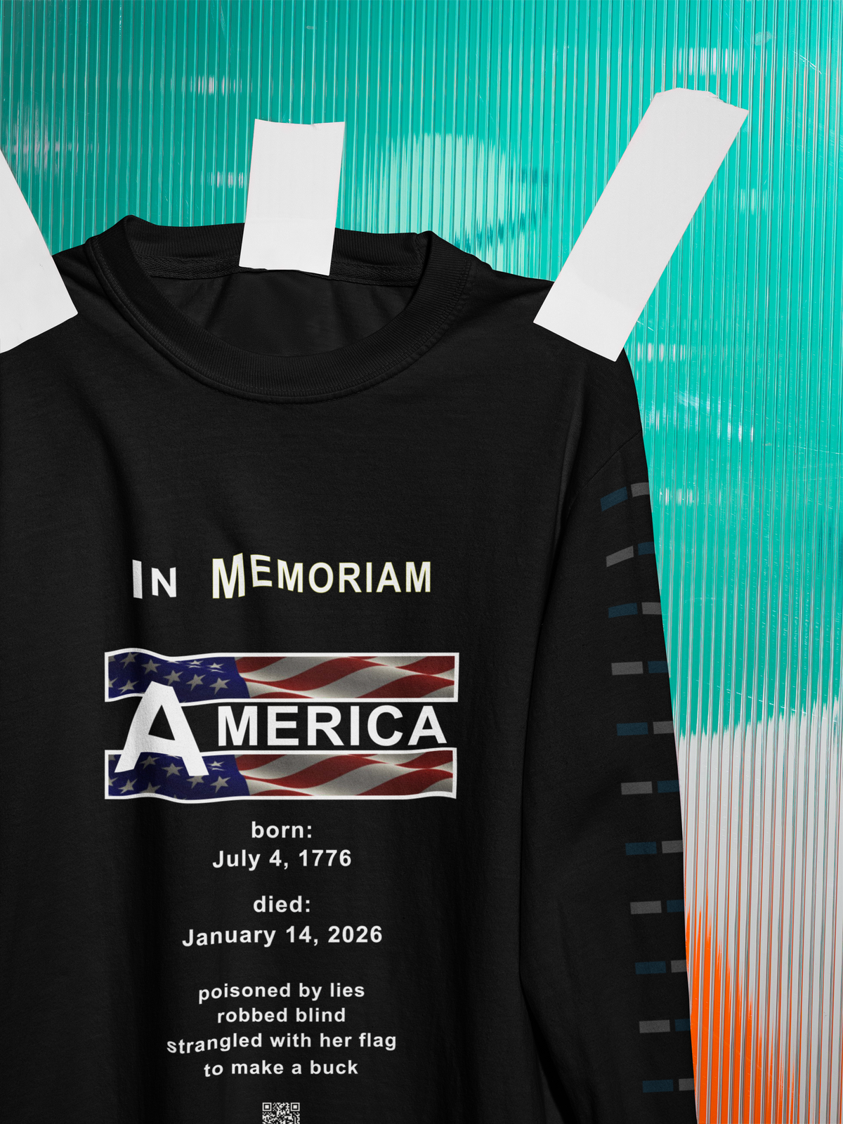 Celebrate America's 250 birthday (Unisex Ultra Cotton Long Sleeve Tee) in black only