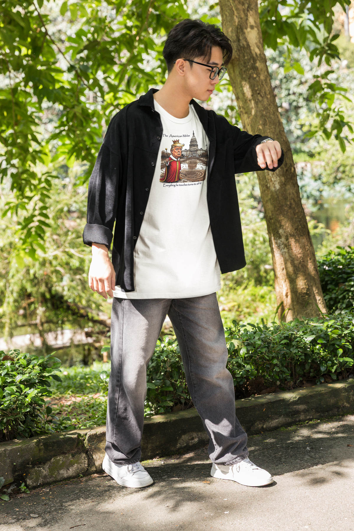 American Midas unisex tee shirt
