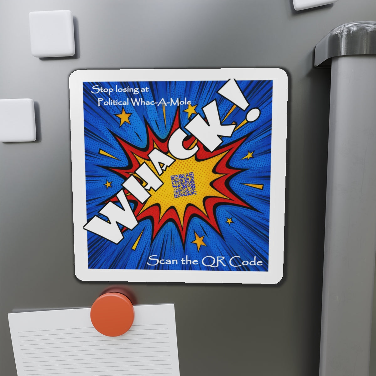 Whack! 6x6 Die-Cut Magnet