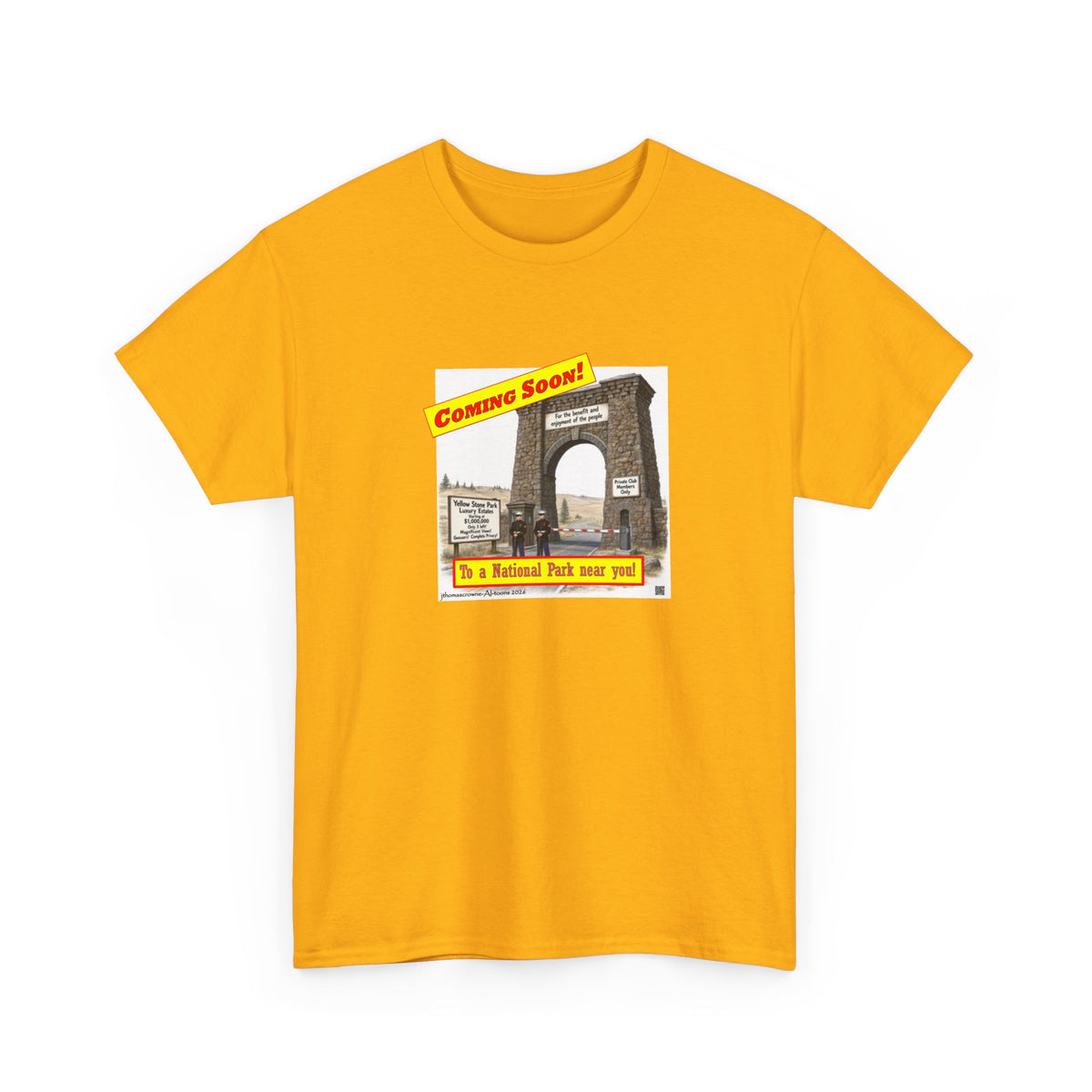 Coming Soon to a National Park near you Unisex Cotton Tee