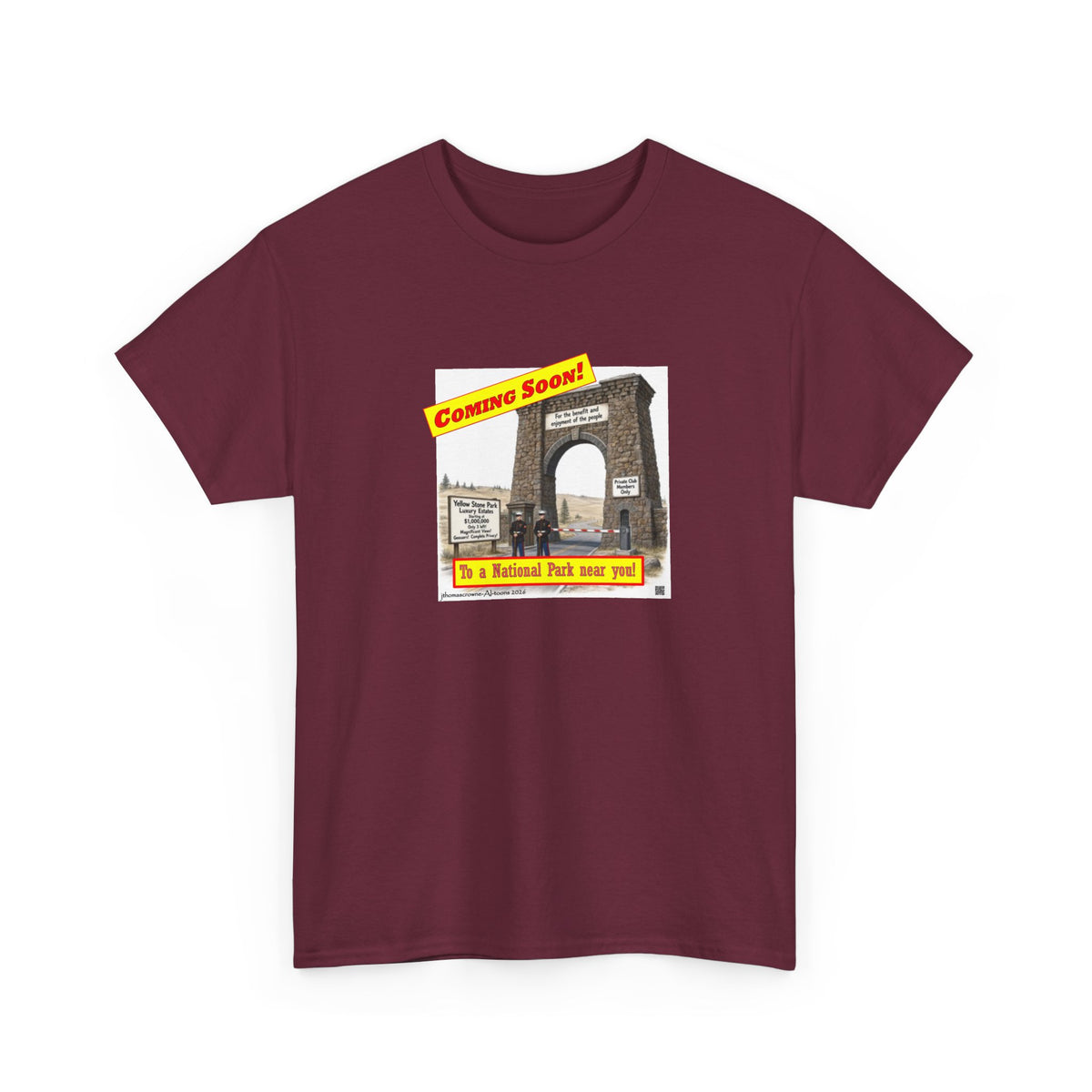 Coming Soon to a National Park near you Unisex Cotton Tee